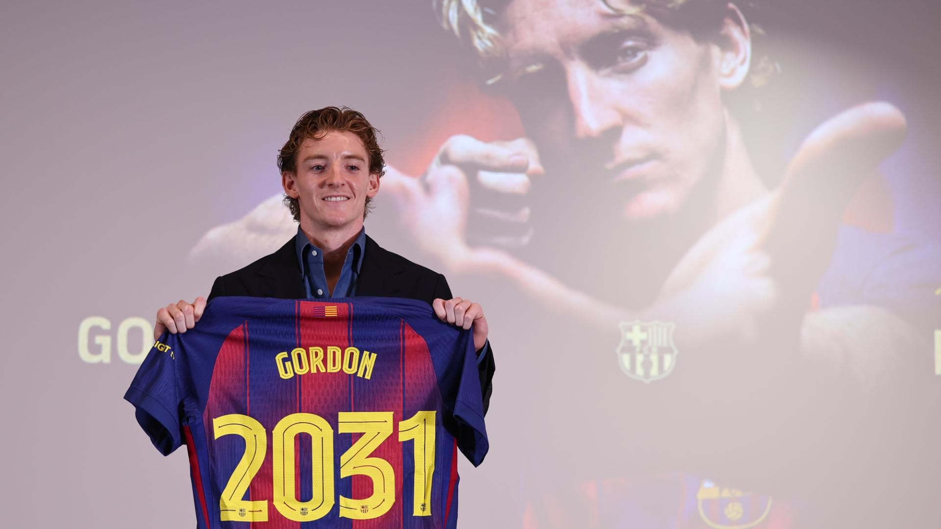Gordon says joining Barcelona is 'dream come true'