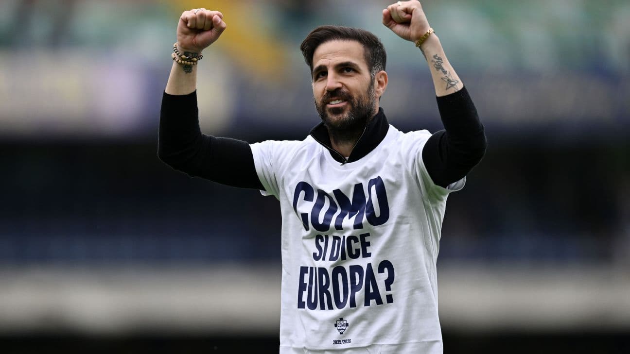 Cesc Fabregas' Como secure spot in European football with win over Verona