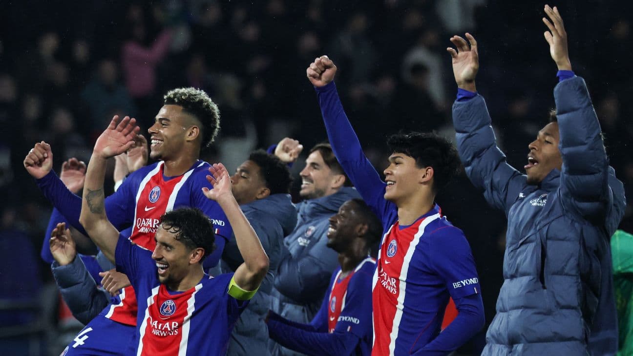 Doué goal has Paris Saint-Germain on brink of 14th Ligue 1 title