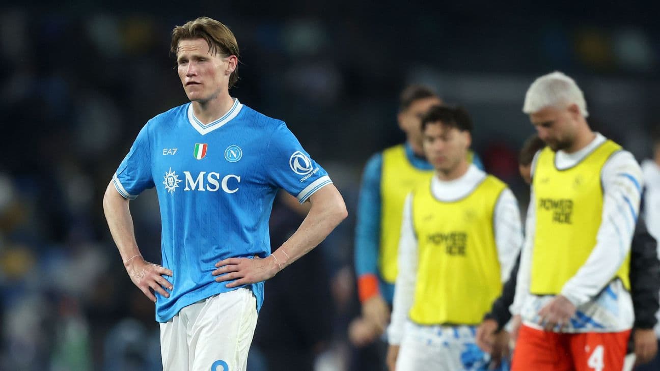 Napoli loss to Bologna sets up crowded Serie A top-4 race