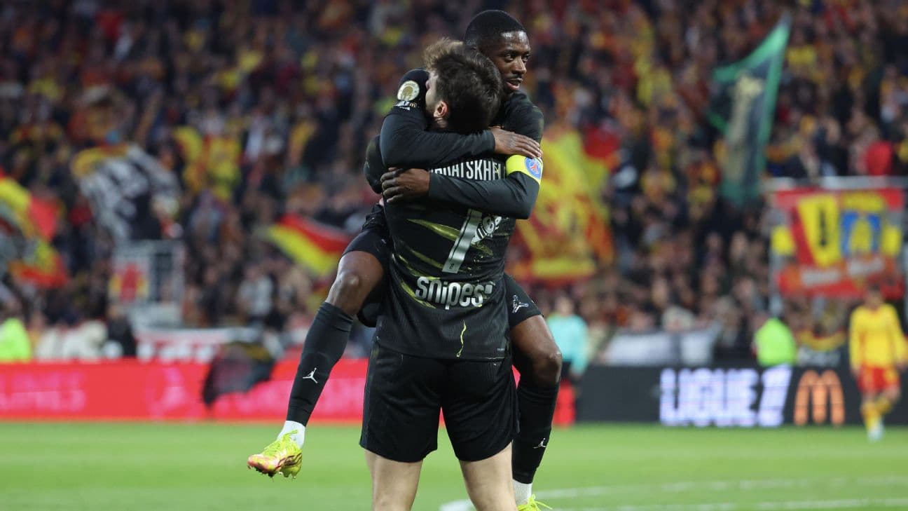 PSG beat Lens to clinch 5th straight Ligue 1 title
