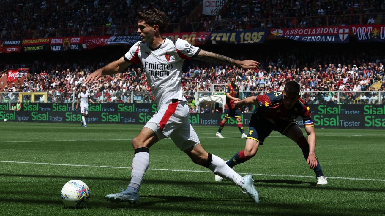 USMNT's Christian Pulisic returns from injury in AC Milan victory