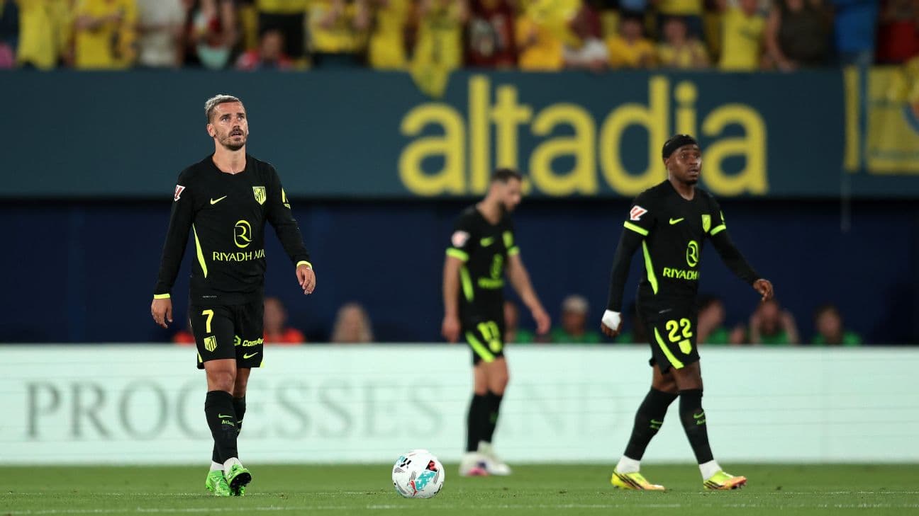 Villarreal trounce Atlético Madrid in Griezmann's last game