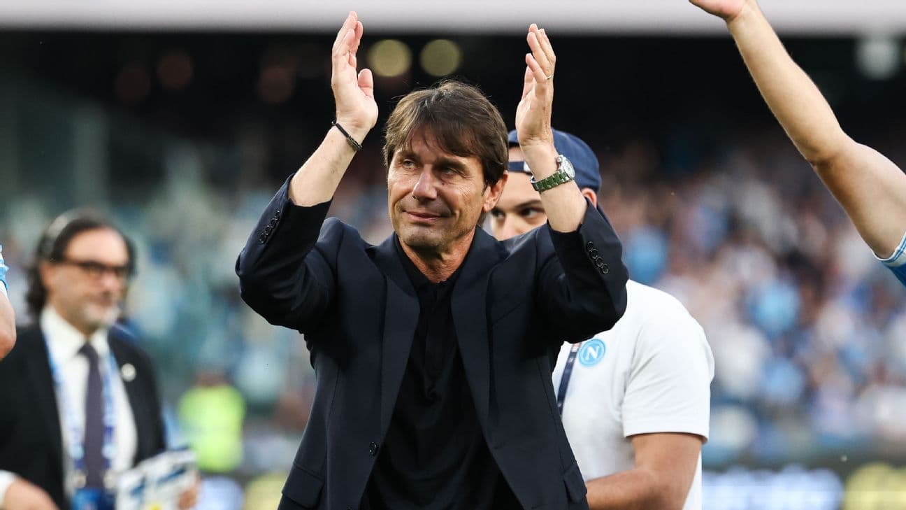 Antonio Conte plays down Italy links after Napoli exit