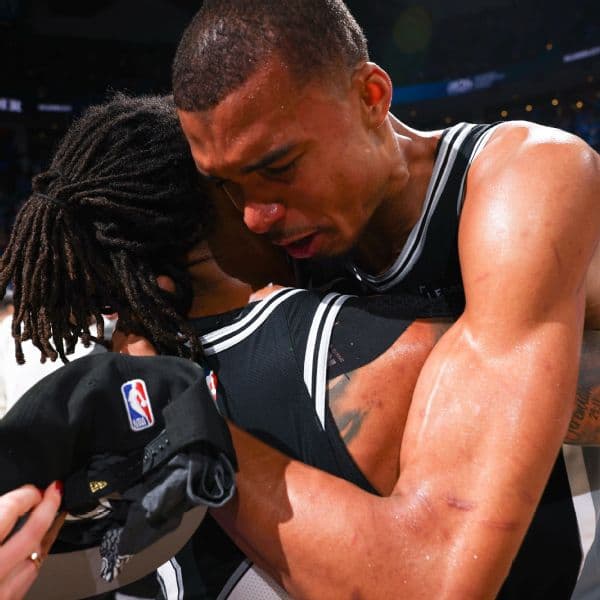 Emotional Victor Wembanyama leads Spurs back to NBA Finals